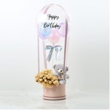 Balloon Gift (Chocolate, Teddy Bear and Balloon)