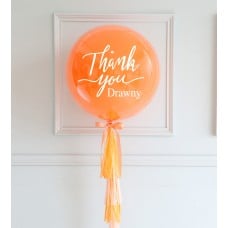 Single Orange Balloon