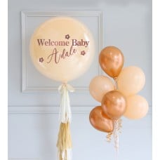 Balloon set color peach
