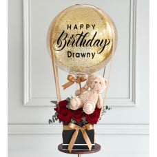 Balloon And Flower Gifts Set