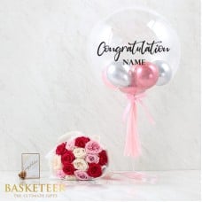 Combo Set(Flower Bouque And Balloon)