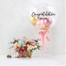 Combo Set(Flower Basket And Balloon)