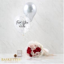 Combo Set(Flower Bouquet And Balloon)