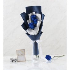 Tinted Blue Mondail Bouquet