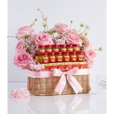 Mother's Day Bird's Nest and Rose Gift Set