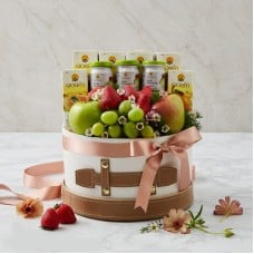 Healthy Drink & Mixed Fruit Basket