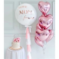 Balloon And Mini Cake Gifts Set