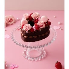 Sweet Chocolate Heart Cake