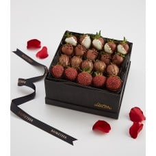 Luxury Chocolate-Dipped Strawberry Gift Box