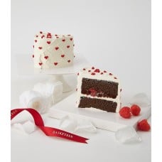 Heartfelt Chocolate Raspberry Cake
