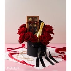 Love Elegance Wine and Roses Box
