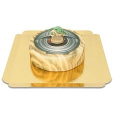Baby Yoda on Space Capsule Cake (Small (6 Servings))