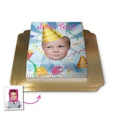 Birthday face cake (Medium (12 Servings))