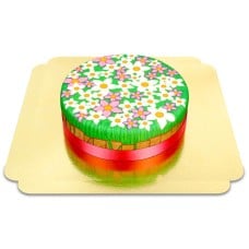 Flower Meadow Cake (Small ((18 cm)6 servings))