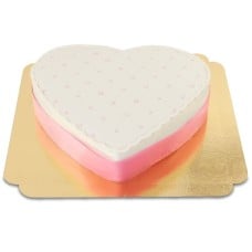 Anniversary cake in the shape of a heart (Medium(25cm X 24cm(10 servings )))