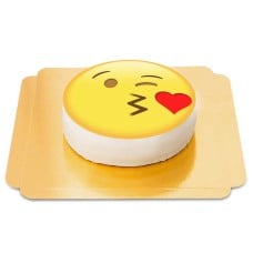 Kissing Emoji Cake (Small (6 Servings))