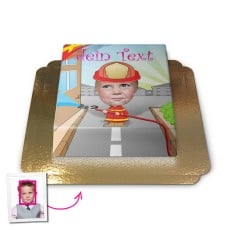 Firefighters, face cake (Medium (12 Servings))