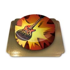 Electric guitar cake (Small (6 Servings))