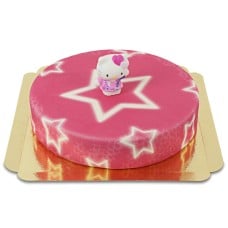 Hello Kitty on star cake