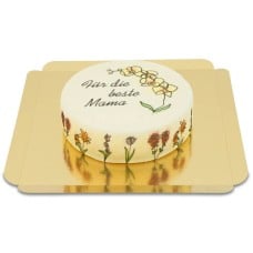 Floral cake "For the best mom" (Small (18 cm (6 servings)))