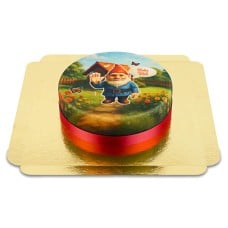 Waving garden gnome cake (Small (18cm (6 Servings)))