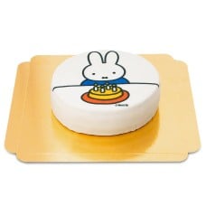 White Miffy Birthday Cake (Small (6 Servings))