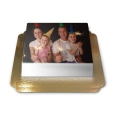 Photo cake without a frame (Small ((20×14 cm)6 servings))