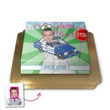 Police Face Cake (Medium (12 Servings))