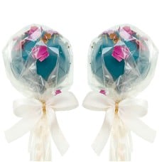 Blue Rose Petal Cake Pops (12 pieces)