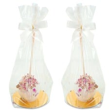 White Rose Petals Deluxe Cake Pops (Pack of 10)