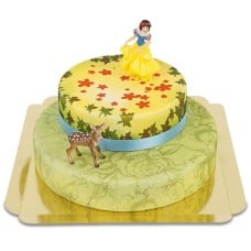 Snow White on Two Tier Fairy Tale Cake
