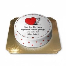 Sheepworld - How Much I Love You Cake (Small (18 cm (6 servings)))