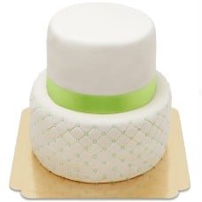 Happy Birthday Deluxe cake two tier - different colors