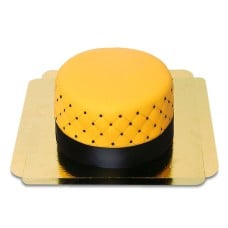 Yellow Deluxe Cake - double height (Small (18 cm(12 servings)))