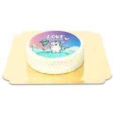 Zebrasus & Mooh Love is in the Air Cake - Pummeleinhorn (Small (6 Servings))