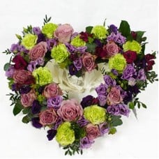 Funeral Flowers - florist choices purple (Small)