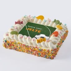 Whipped cream cake Football field (8 people)