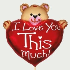 I love you balloon extra large