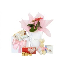 New Baby Flowers and Gift Box for Girl
