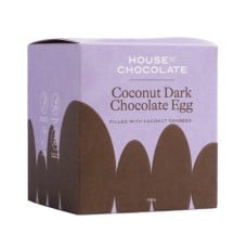 House Off Chocolate Coconut Dark Chocolate egg