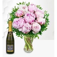 Spring Peonies with Fizz (Standard)
