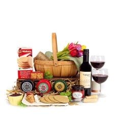 Cheese and Wine Basket