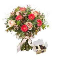 Seasonal Bouquet with Leonidas Chocolate