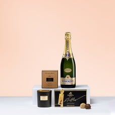 Pommery Champagne with Atelier Rebul Candle & Godiva Truffles
