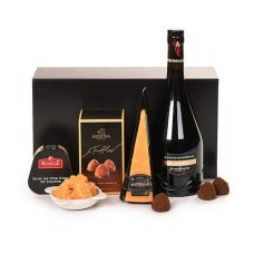 Vranken Ratafia Champenois, foie gras, cheese and truffles