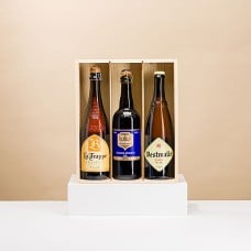 Belgian Trappist Beer Tasting in Wooden Crate