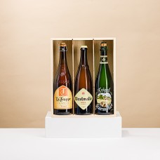 Belgian Tripel Beer Tasting in Wooden Crate