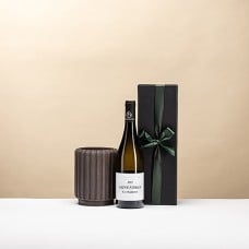 Dentelles Wine Cooler - Earth with Wine Bottle in Giftbox