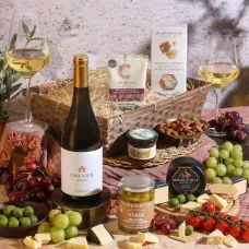 Luxury White Wine, Cheese & Quince Hamper