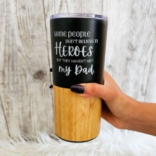 Dad, My Hero Travel Tumbler